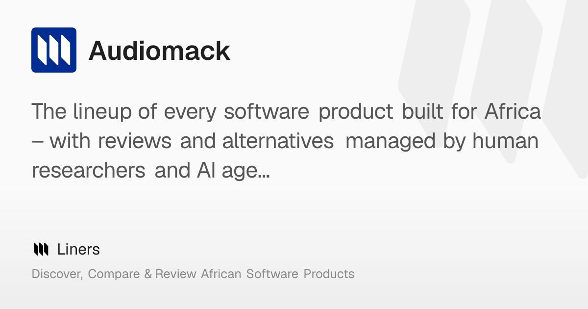 Audiomack: Overview, Features, Pricing & Funding – Liners