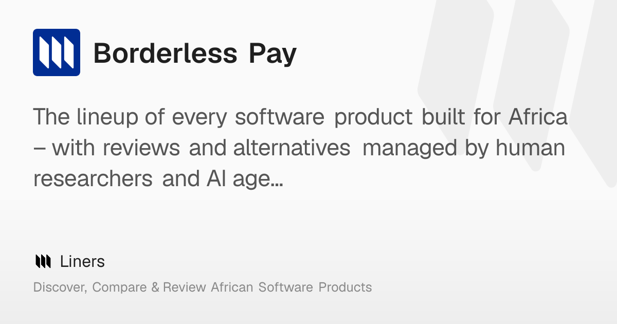 Borderless Pay: Overview, Features, Pricing & Funding – Liners
