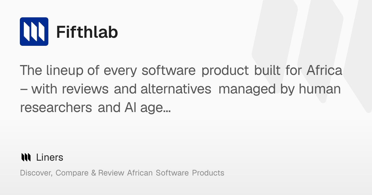 Fifthlab: Overview, Features, Pricing & Funding – Liners