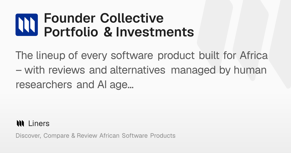 Founder Collective Portfolio & Investments – Liners
