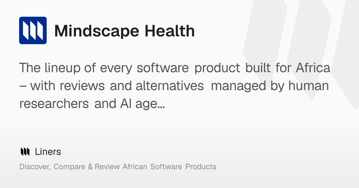 Mindscape Health: Overview, Features, Pricing & Funding – Liners