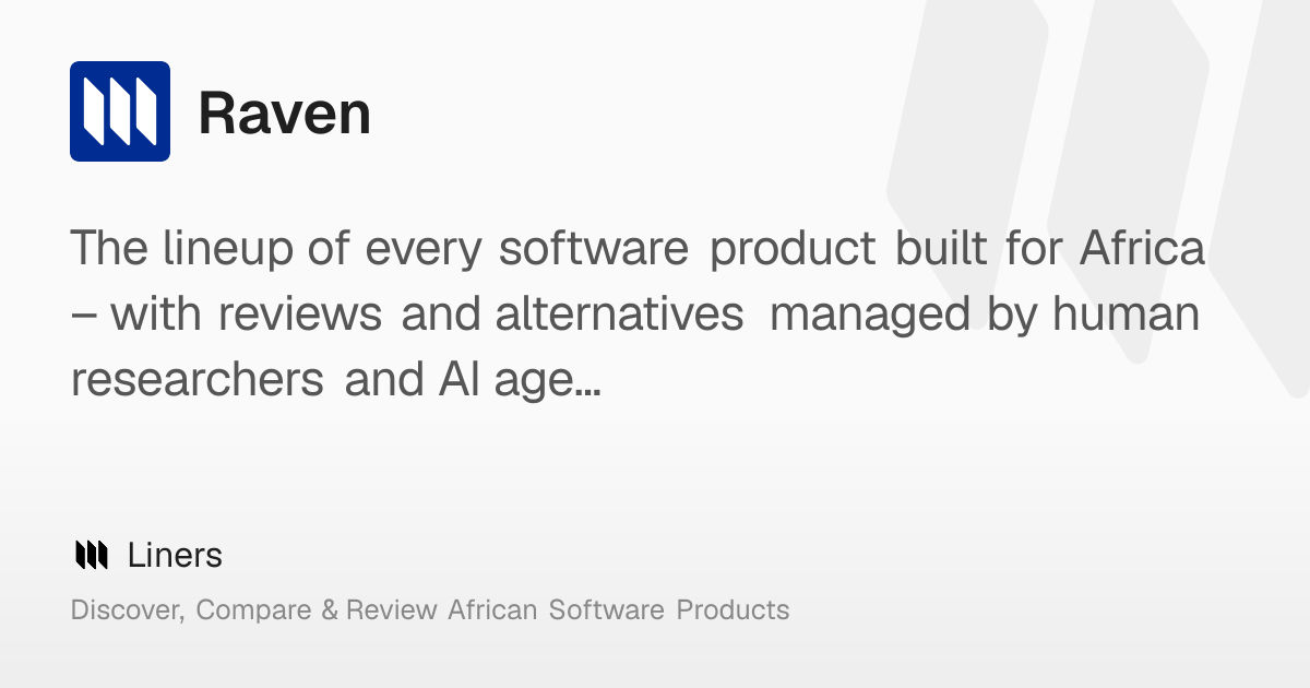 Raven: Overview, Features, Pricing & Funding – Liners