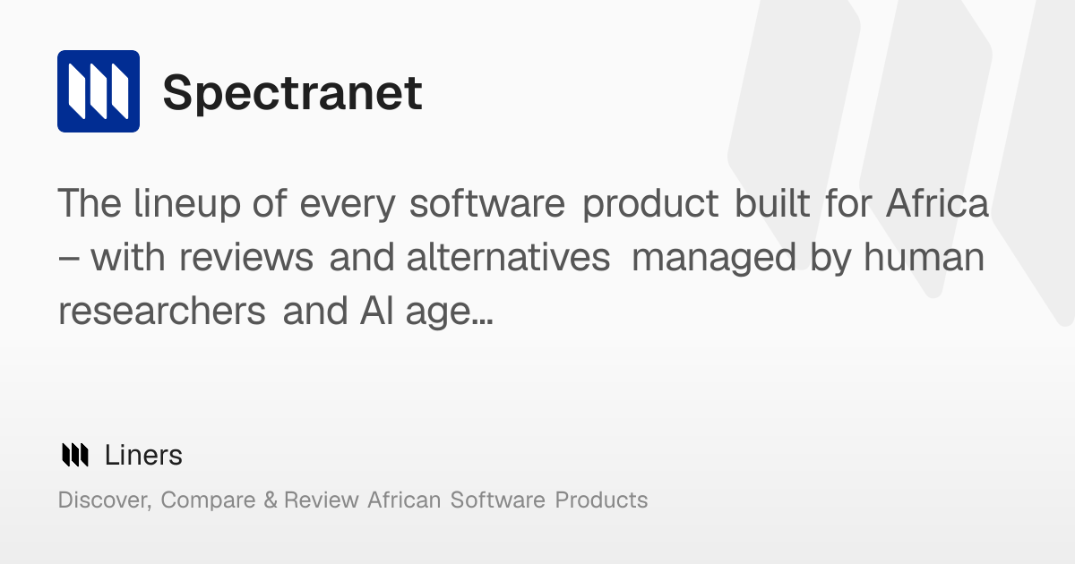 Spectranet: Overview, Features, Pricing & Funding – Liners