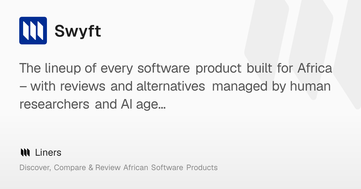 Swyft: Overview, Features, Pricing & Funding – Liners