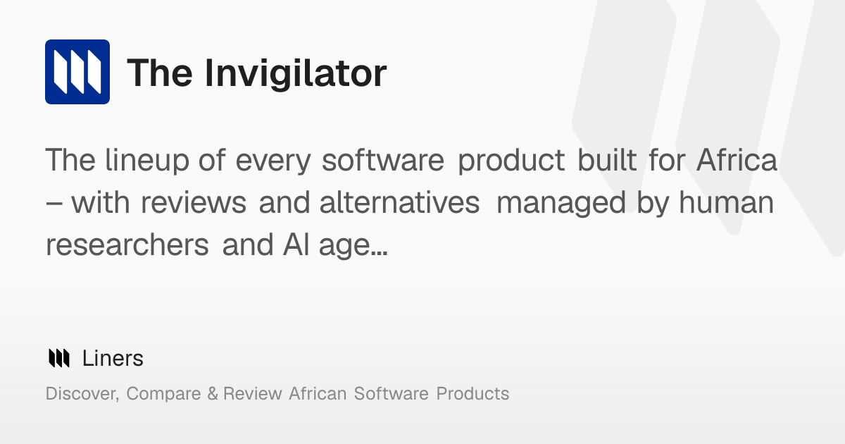 The Invigilator: Overview, Features, Pricing & Funding – Liners